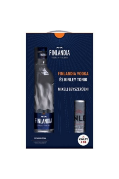 Finlandia Vodka 0,7l+4x0,25l Kinley Tonic