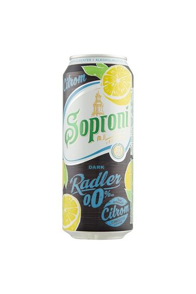 Soproni Radler Dark Citrom 0% dob. 0,5l